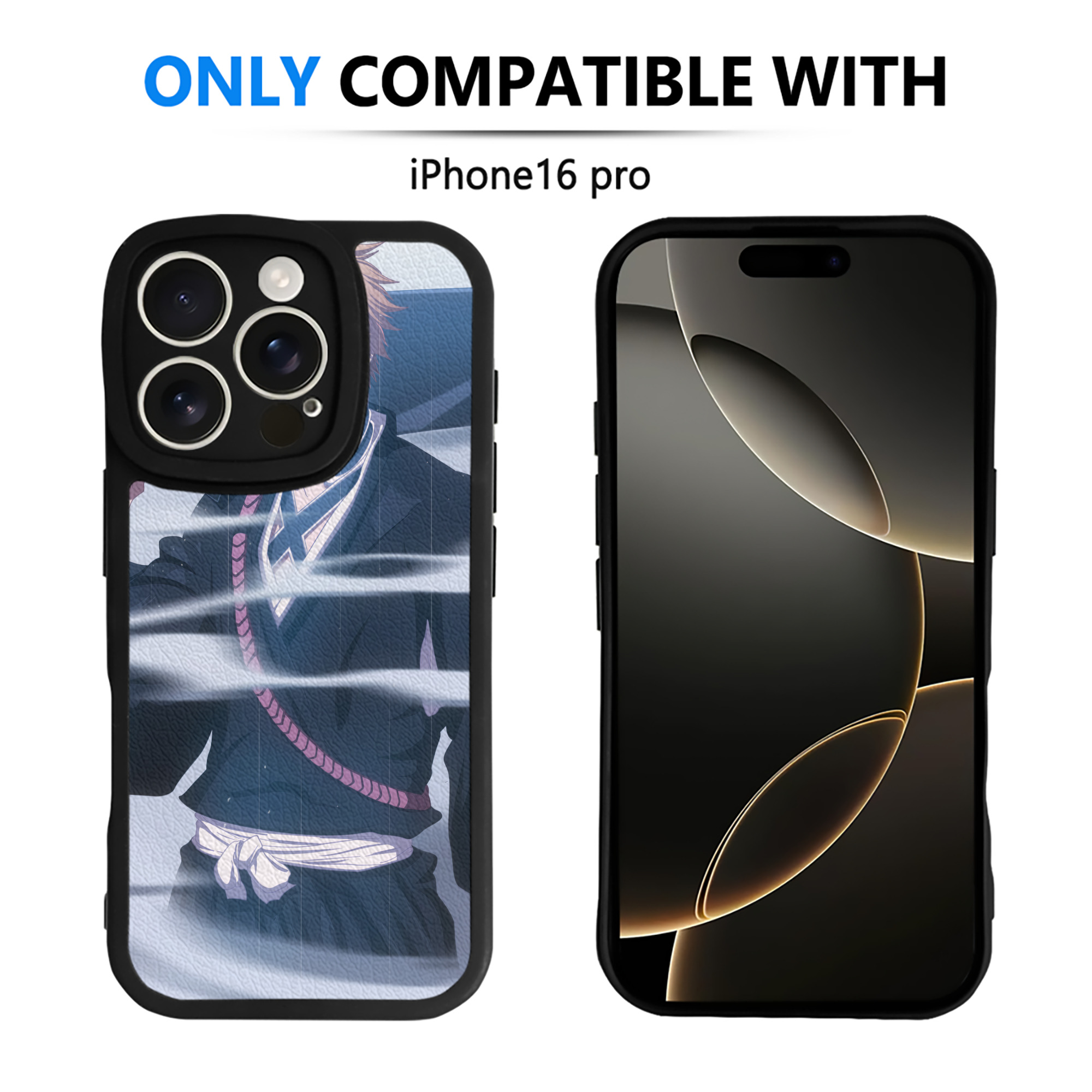 （画像用） ブリーチ BLEACH 【iPhone 16シリーズ対応】シリコンスマホケース（レザー調） 材質：シリコン